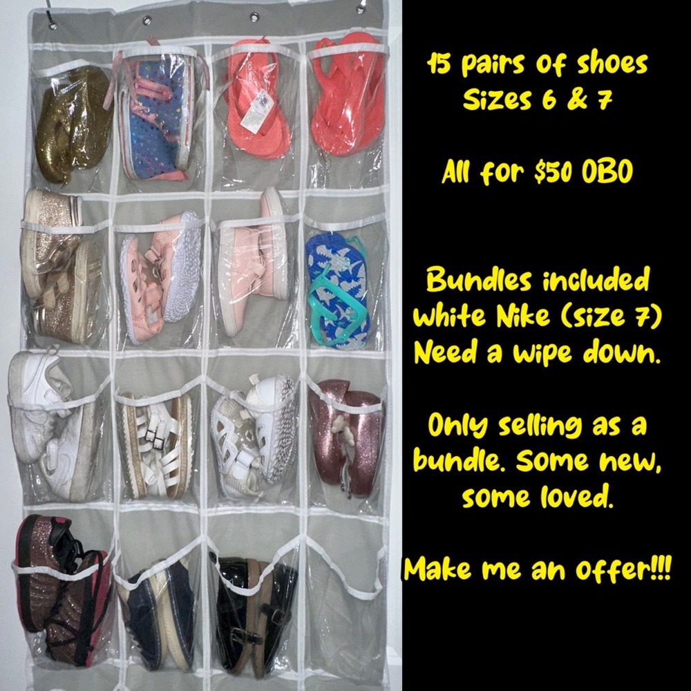Assorted Shoe Bundle - Sizes 6 & 7
